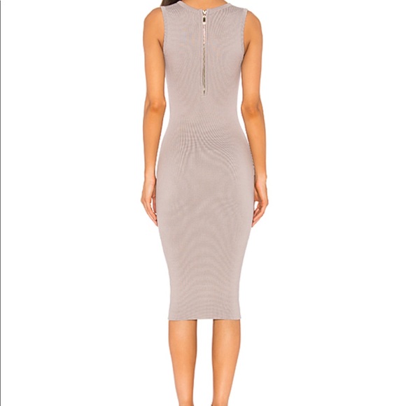 NOOKIE Maya Knit V Neck Midi Dress - Picture 3 of 3